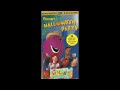 Barney Home Video Music Audio Mix Barney S Halloween Party 1999 Blockbuster Exclusive VHS