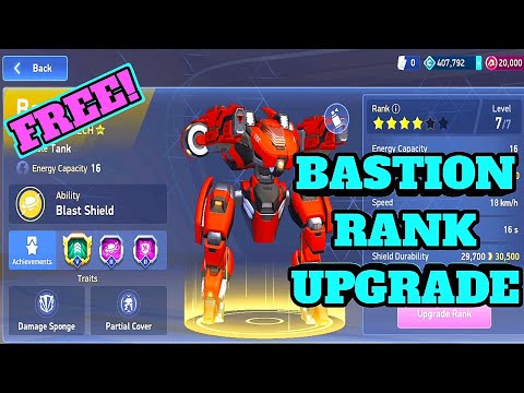 "MAX RANK BASTION 💥 + DISC LAUNCHERS 🥵 ! BEST BUILD in Mech Arena!"