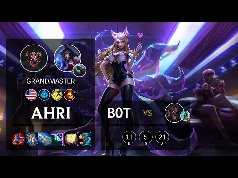Ahri Bot vs Lucian - NA Grandmaster Patch 10.11