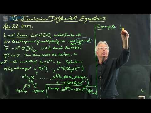 Hauser: Fuchsian Differential Equations, Lecture 6, November 22, 2022