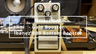 Video thumbnail for Ibanez BB9 Bottom Boosterをレビュー！ゲインブースターからクランチサウンドエフェクターとして鳴らしてみた @efmaniac111 by 魔法の箱研究所 - Stompbox Review Channel -