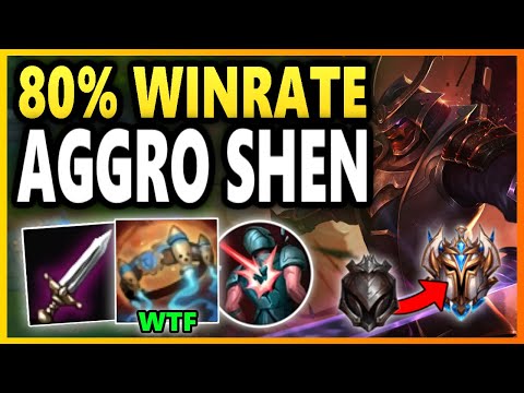 80% WINRATE IN DIAMOND! RANK 1 SHEN WINS LANE WITH EARLY AGGRESSION | Unranked to Challenger EP 41