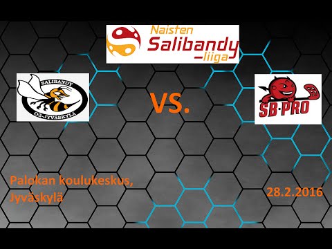Naisten salibandyliiga: O2-Jkl - SB-Pro, 28.2.2016