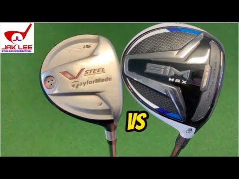 TAYLORMADE SIM MAX V STEEL 3 WOOD VS ORIGINAL TAYLORMADE V STEEL 3 WOOD