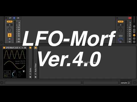 LFO-Morf 4 0 Max for Live Ableton maxmsp cycling74