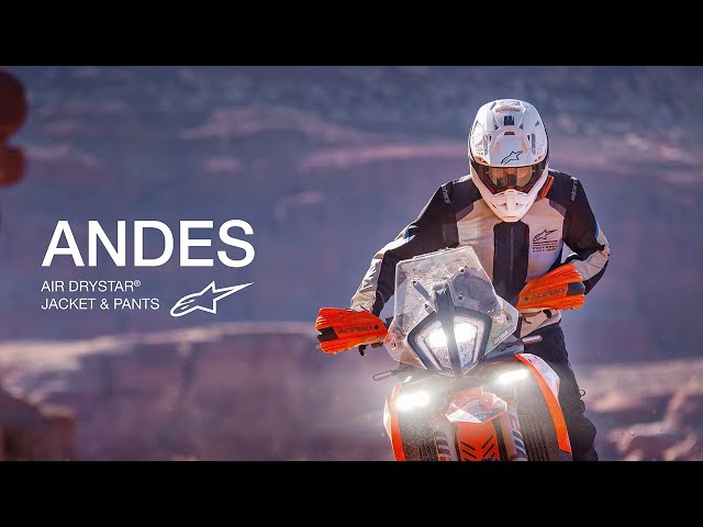 Alpinestars Adult Men Andes Air Drystar Pants S M L XL 2XL 3XL 4XL Black Gray 25