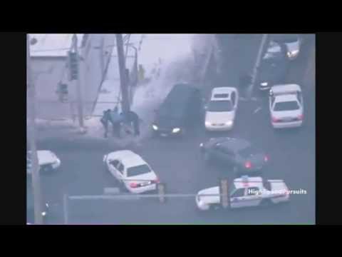Police Chase Dodge Durango Idiot 2013