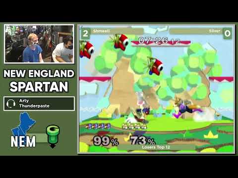 NE Melee Spartan - Shmeeli (Falco) vs. Silver (Fox) - Melee LR1
