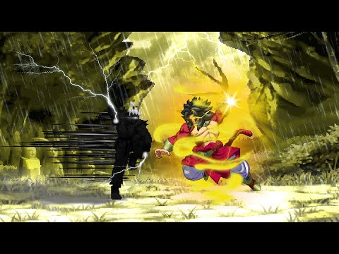 Shin Oni Vs SSJ4 Broly - Tremendous Boss Battle - Street Fighter X Dragon Ball Z - Capcom X MUGEN