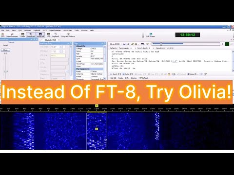 OLIVIA , The HF Digital Mode That Actually Lets You COMMUNICATE With Other Ham Radio Operators??