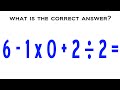 What is 6 - 1 x 0 + 2 ÷ 2 = ? The correct answer ...