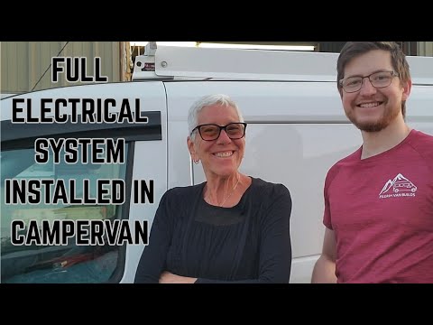 FULL ELECTRICAL SYSTEM INSTALLED IN CAMPERVAN:  PILGRIM VAN BUILDS, IPSWICH MASS (VICTRON LITHIUM)