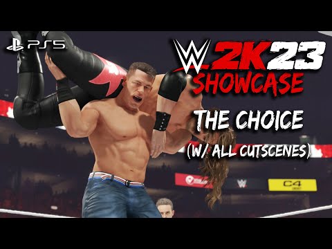 WWE 2K23 Showcase | Match 15 - The Choice - Edge vs John Cena (All Cutscenes) (PS5)
