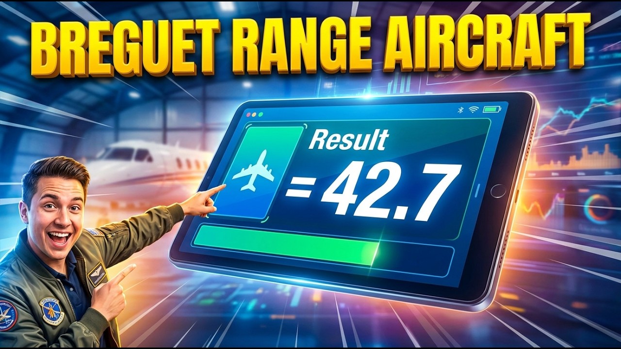 Breguet Range Aircraft Interactive Calculator