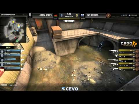 ENCE eSports vs PENTA SPORTS Kartta3 de_cbble p3sta CEVO 9 08.03.2016