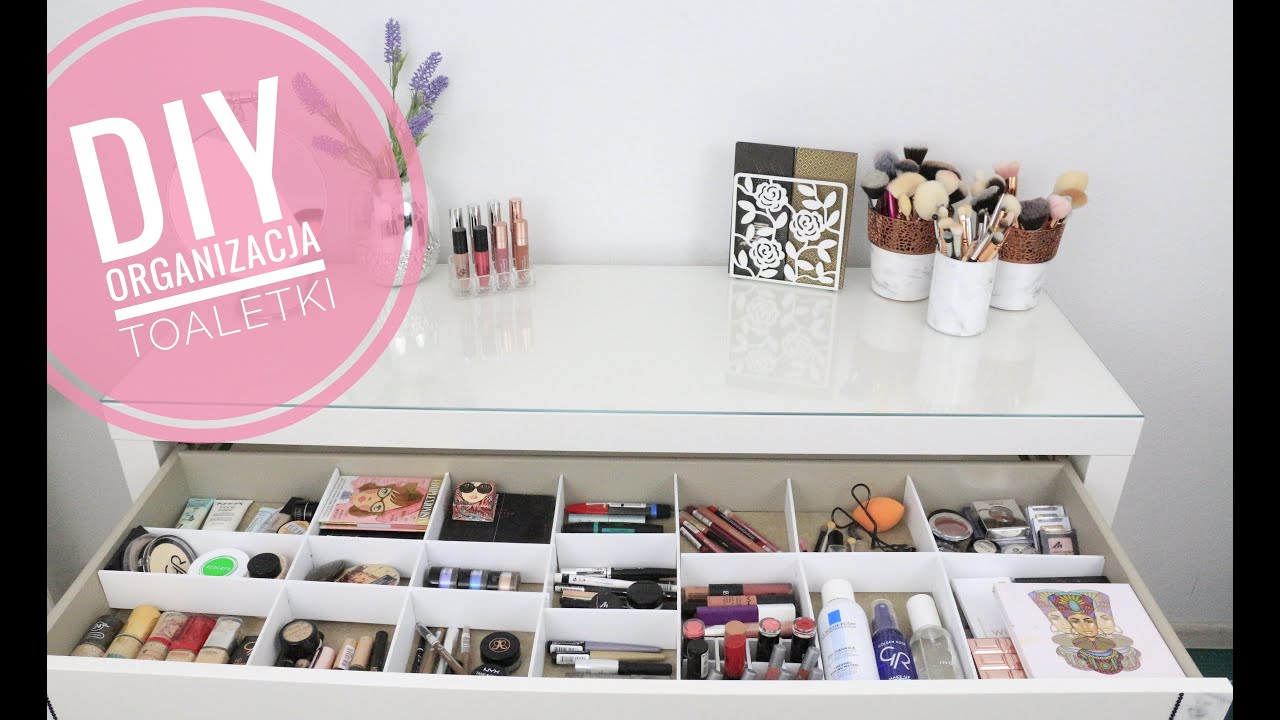 Watch DIY ORGANIZACJA TOALETKI | Jak zrobić przedziałki na kosmetyki now DIY ORGANIZACJA TOALETKI | Jak zrobić przedziałki na kosmetyki