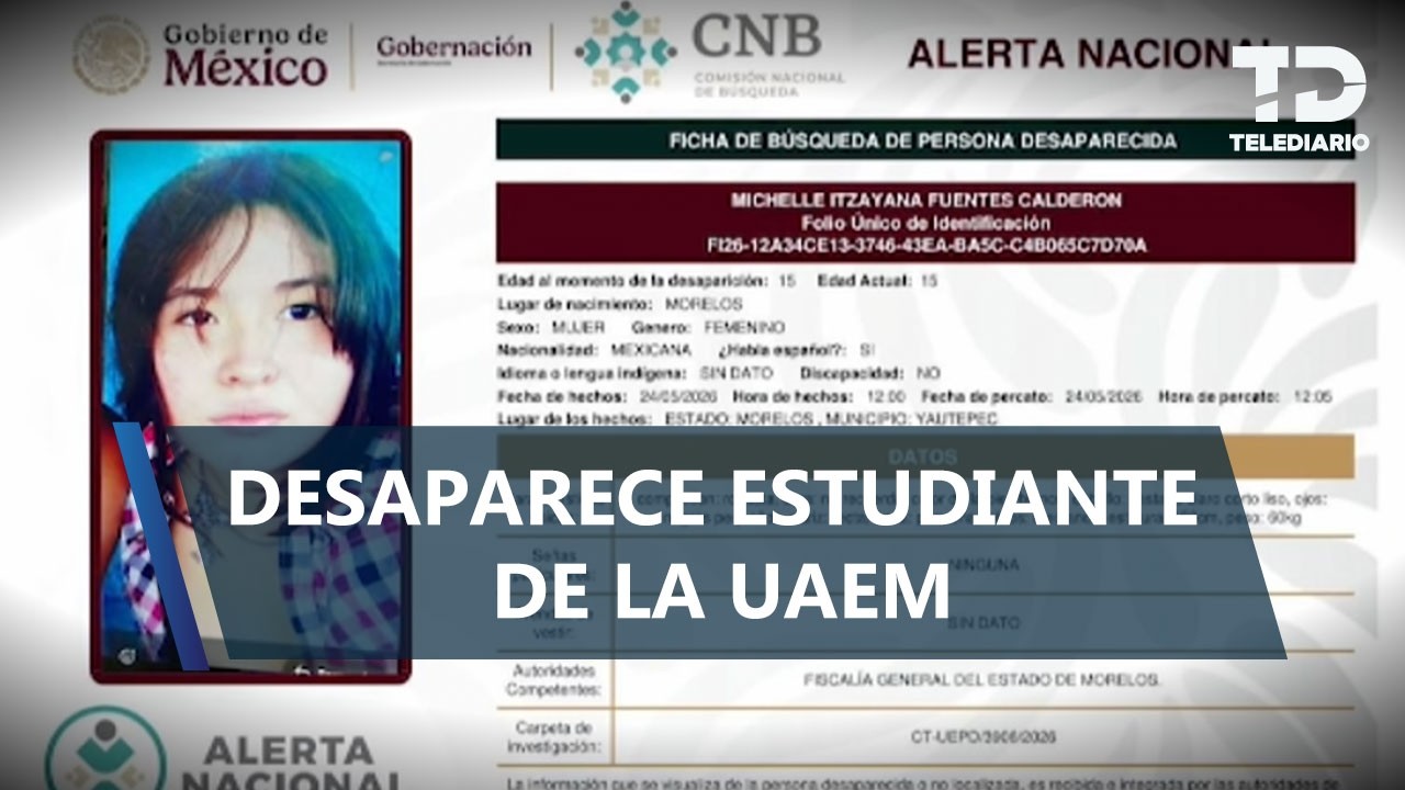 Desaparece alumna de la UAEM en Yautepec; activan protocolos de búsqueda