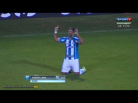 Gol de Andre Lima, Avaí 1 x 0 Fluminense - Brasileirão 08/08/2015
