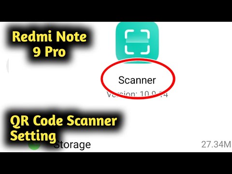 Redmi Note 9 Pro QR Code Scanner Setting