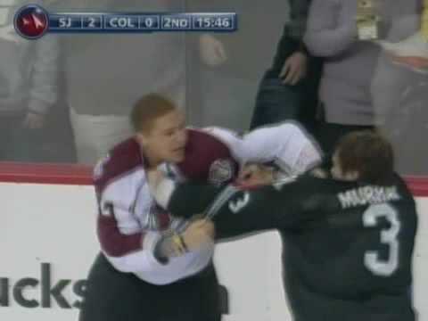 Doug Murray vs Chris Stewart Jan 27, 2009