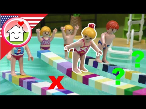 PLaymobil English Games Afternoon at the Water Park - The Hauser Family