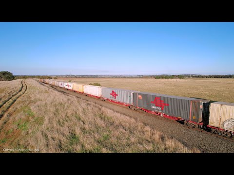 SCT 5PM9 Mixed Freight & Steel Train With Four Diesel Locomotives (26/5/2024) - PoathTV Railways