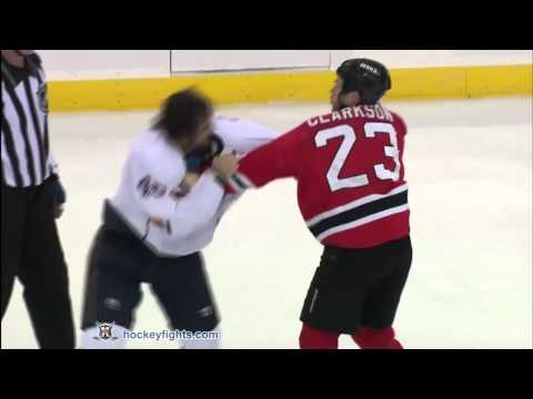 Zack Stortini vs David Clarkson Nov 12, 2010