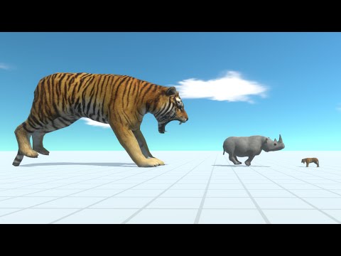 GIANT TIGER & TINY TIGER vs EVERY UNIT - Animal Revolt Battle Simulator