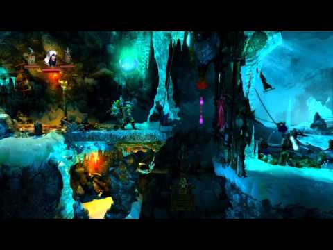 Trine 2 Hardcore walkthrough, PS4, Level 12 - Der Eiswaechter - Icewarden Keep - solo, Part1