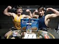Bodybuilders eat an entire box of cereal then train!