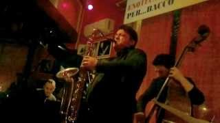 Daniele Scannapieco sax solo w/ Scasciamacchia Group al PerBacco Jazz Club - Taranto