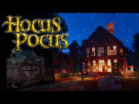 MINECRAFT | Hocus Pocus Sanderson Witch House | TIMELAPSE
