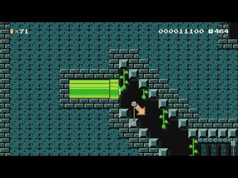 The Great Piranha's Sewer Castle by суьεя★ρяø - Super Mario Maker - No Commentary 1bq