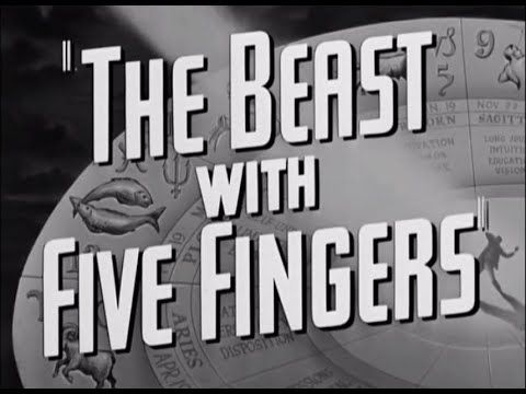 The Beast With Five Fingers (1946) - Main Title & Prolugue & Ending Card "Titles" - (WB - 1946)