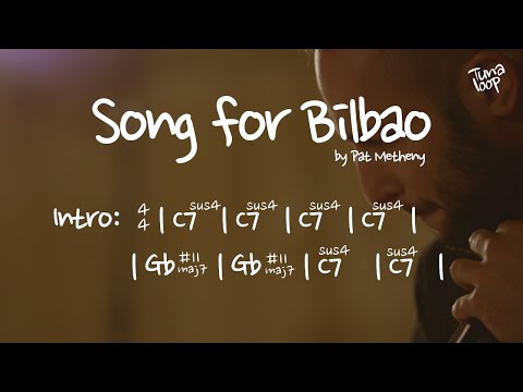 Song For Bilbao | Latin Jazz Backing Track | Full Mix | Pat Metheny Style