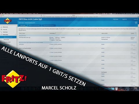 Alle Lanports auf 1 Gbit/s setzen bei eurer Fritzbox | FRITZ!OS 6.50 | Marcel Scholz