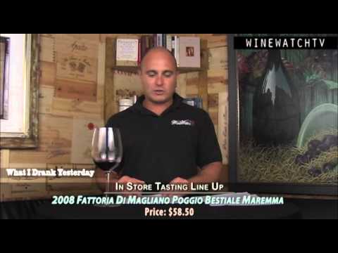 What I Drank Yesterday- Fattoria Di Magliano, Luiano, Cesari Jema and Monteverro