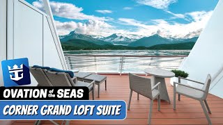 Ovation of the Seas | Corner Grand Loft Suite Tour & Review | 4K
