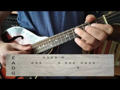 Omnia - Luna (mandolin cover with tabs)