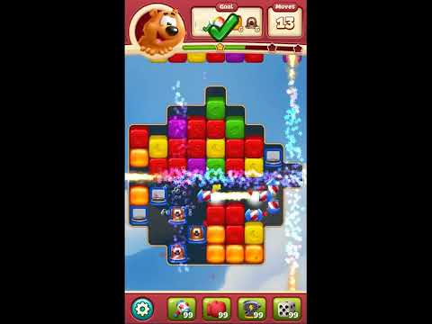 Toon Blast Level 7537 - NO BOOSTERS 🐻🐺🐱 | SKILLGAMING ✔️