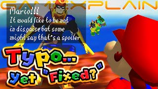 A 24-Year-Old Typo Survives in Super Mario 3D All-Stars...But Nintendo "Fixed" Something Else