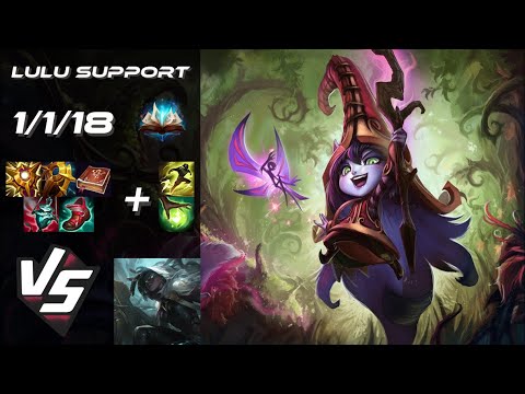 SUPPORT Lulu vs Senna - NA Grandmaster Patch 25.18