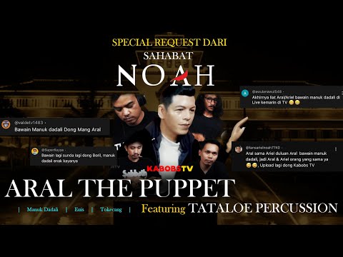 RE-UPLOAD - MANUK DADALI - COVER BY ARAL THE PUPPET feat TATALOE PERCUSSION #ARAL #ARIEL