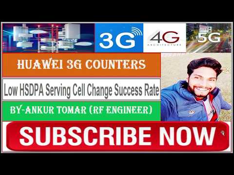 Low HSDPA Serving cell change || Huawei Counter || By-Ankur Tomar Video