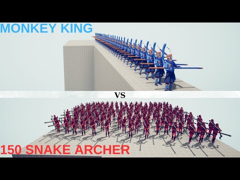 150 Snake Archer VS Monkey King/Totally Accurate Battle Simulator