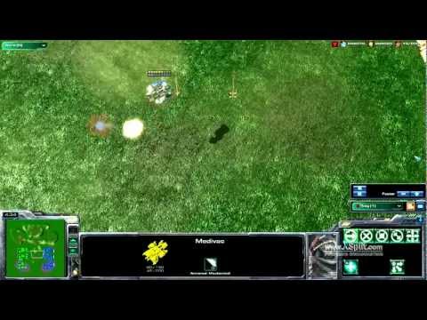 Widow mine vs drop ship and marines