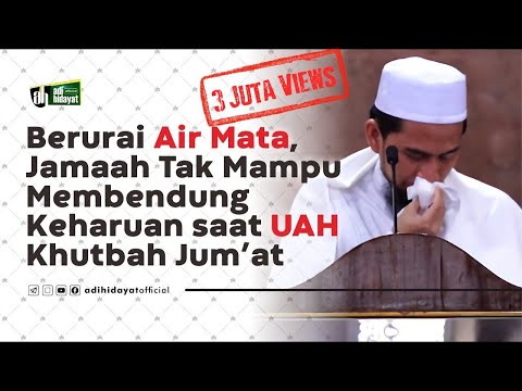 <p>Khutbah Jum'at Paling Menyentuh<br />
Alhamdulillah, Ustadz Adi Hidayat kembali berkesempatan untuk mengajak kita bermuhasabah saat menjadi khatib jum'at di Masjid Al Ihsan PTM-VJS Bekasi Selatan pada tanggal 20 November 2020.</p>
<p>—<br />
Mari sebarkan kebaikan seluas-luasnya dengan membagikan video ini, subscribe channel, dan aktifkan notifikasi untuk mendapatkan ilmu dan informasi terbaru dari Ustaz Adi Hidayat, Lc., M.A. (UAH)</p>
<p>Kanal resmi UAH lainnya:<br />
Facebook facebook.com/adihidayatofficial<br />
Instagram instagram.com/adihidayatofficial<br />
Telegram t.me/adihidayatofficial<br />
Podcast anchor.fm/adihidayatofficial</p>
<p>*Tidak diperkenankan mengunggah ulang konten atau materi kami untuk kepentingan komersil dan monetisasi.</p>
<p>Untuk mendukung kegiatan pengembangan dakwah Quantum Akhyar Institute, donasi dapat disalurkan melalui:<br />
1. Rekening BTN Syariah (BTN, kode bank: 200)<br />
7122 082 337 a.n Yayasan Institut Quantum Akhyar<br />
untuk Wakaf Islamic Center Quantum Akhyar Institute dan Operasional Quantum Akhyar Institute.</p>
<p>2. Rekening Bank Syariah Indonesia (BSI, ex. BSM, kode bank: 451)<br />
7088 490 228 a.n Ibrohim Hanif<br />
untuk Operasional Dakwah.</p>
<p>3. Rekening Bank Syariah Indonesia (BSI, ex. BSM, kode bank: 451)<br />
7123 985 634 a.n Ita Haryati<br />
untuk Wakaf Buku Hafalan Al-Qur'an.</p>
<p>4. Untuk mendapatkan informasi terbaru seputar program dari Quantum Akhyar Institute, silakan pantau situs quantumakhyar.com.</p>
<p>#khutbahjumat #uah</p>
<p>Khutbah Jum'at Paling Menyentuh<br />
Alhamdulillah, Ustadz Adi Hidayat kembali berkesempatan untuk mengajak kita bermuhasabah saat menjadi khatib jum'at di Masjid Al Ihsan PTM-VJS Bekasi Selatan pada tanggal 20 November 2020.</p>
<p>—<br />
Mari sebarkan kebaikan seluas-luasnya dengan membagikan video ini, subscribe channel, dan aktifkan notifikasi untuk mendapatkan ilmu dan informasi terbaru dari Ustaz Adi Hidayat, Lc., M.A. (UAH)</p>
<p>Kanal resmi UAH lainnya:<br />
Facebook facebook.com/adihidayatofficial<br />
Instagram instagram.com/adihidayatofficial<br />
Telegram t.me/adihidayatofficial<br />
Podcast anchor.fm/adihidayatofficial</p>
<p>*Tidak diperkenankan mengunggah ulang konten atau materi kami untuk kepentingan komersil dan monetisasi.</p>
<p>Untuk mendukung kegiatan pengembangan dakwah Quantum Akhyar Institute, donasi dapat disalurkan melalui:<br />
1. Rekening BTN Syariah (BTN, kode bank: 200)<br />
7122 082 337 a.n Yayasan Institut Quantum Akhyar<br />
untuk Wakaf Islamic Center Quantum Akhyar Institute dan Operasional Quantum Akhyar Institute.</p>
<p>2. Rekening Bank Syariah Indonesia (BSI, ex. BSM, kode bank: 451)<br />
7088 490 228 a.n Ibrohim Hanif<br />
untuk Operasional Dakwah.</p>
<p>3. Rekening Bank Syariah Indonesia (BSI, ex. BSM, kode bank: 451)<br />
7123 985 634 a.n Ita Haryati<br />
untuk Wakaf Buku Hafalan Al-Qur'an.</p>
<p>4. Untuk mendapatkan informasi terbaru seputar program dari Quantum Akhyar Institute, silakan pantau situs quantumakhyar.com.</p>
<p>#khutbahjumat #uah</p>