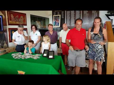 Premiazione gara GOLF DESIGNER 4° MEMORIAL GIULIO CAVALSANI - G.C.Punta Ala 17.08.2017