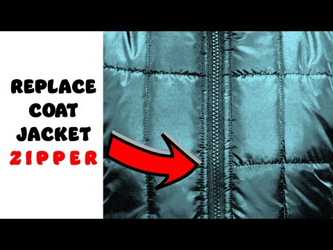 How To Replace A Winter Jacket Zipper