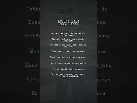 LESUNG PIPI - Raim Laode